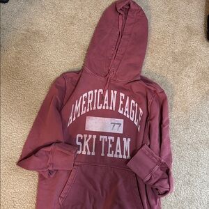 American Eagle Outfitters Red Hoodie